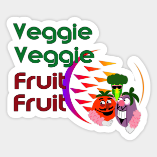 Veggie Veggie Fruit Fruit Sticker